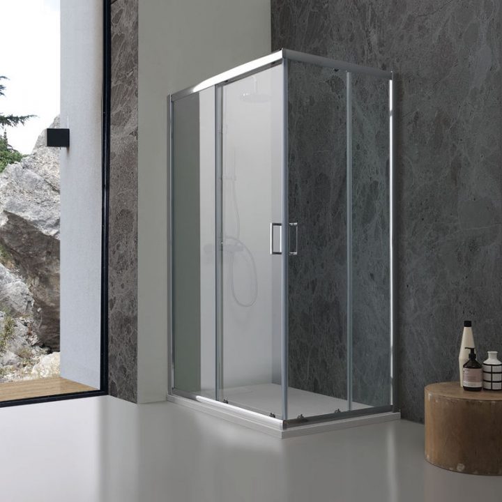 Cabine De Douche Giada 70X70 Verre Transparent 6 Mm pour Cabine De Douche 70X70