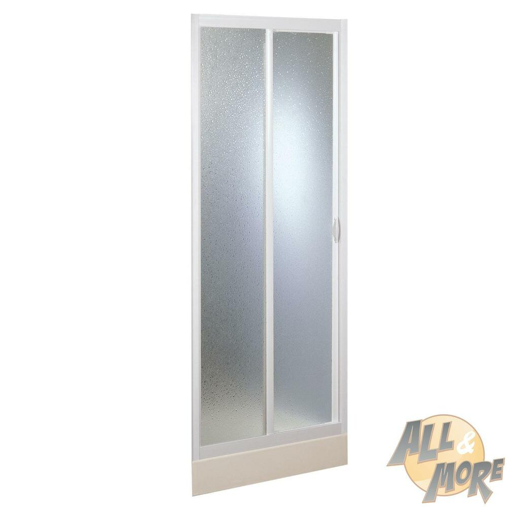 Cabine De Douche Paroi 110Cm Niche En Pvc Crilex Acrylique tout Porte De Douche Accordéon Pvc