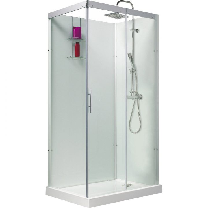 Cabine De Douche Rectangulaire 110X80 Cm, Thalaglass 2 à Cabine De Douche Villa