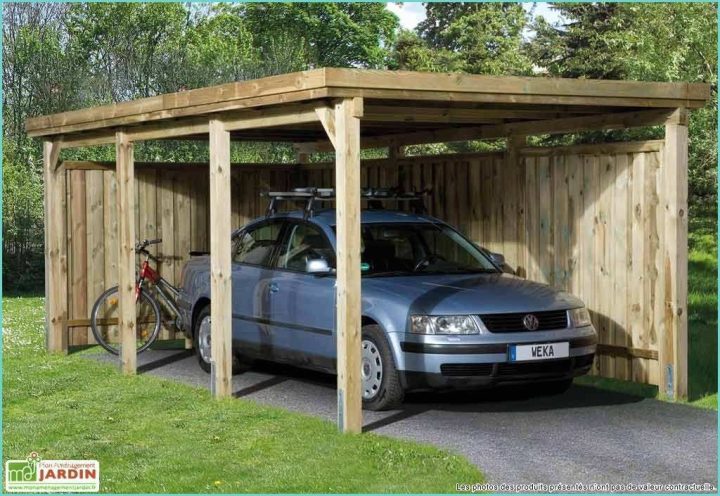 Carport Camping Car Brico Depot Ment Construire Un Garage encequiconcerne Carport Alu Bricodepot