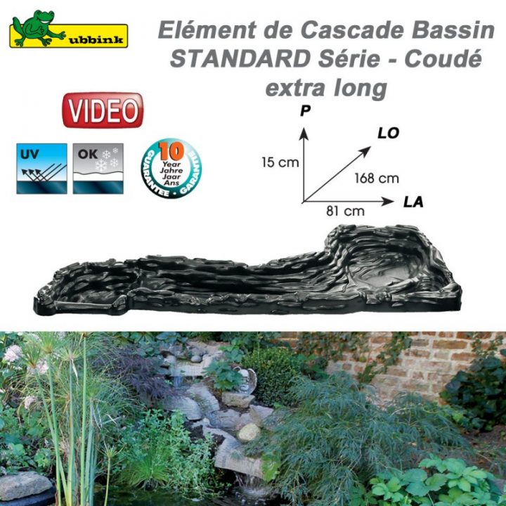 Cascade Cours D'Eau En Résine Pour Bassin De Jardin Standard avec Cascade De Jardin