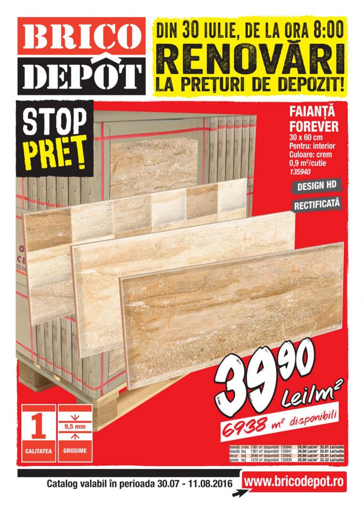 Catalog Brico Depot 30 Iulie – 11 August 2016 – Catalog Az concernant Brico Dépôt