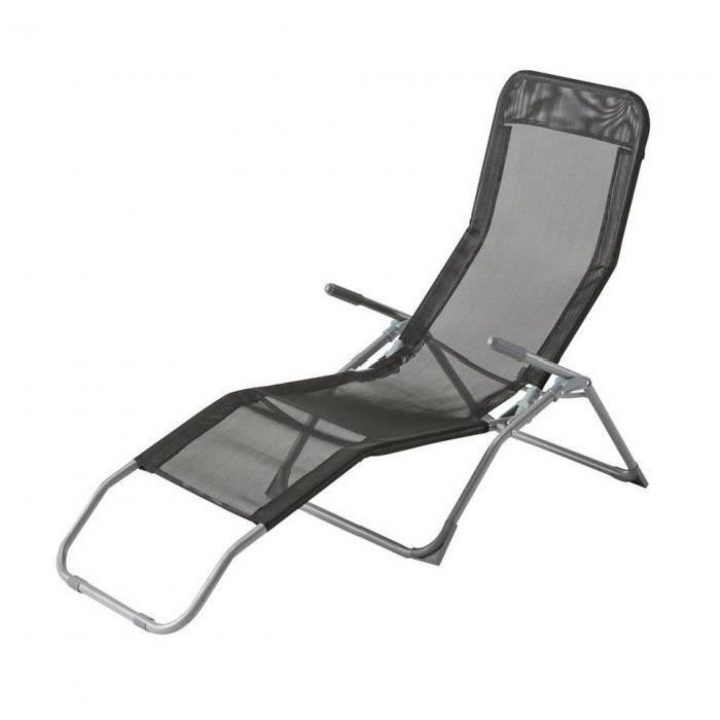 Chaise Longue Siesta Hesperide Noir – Achat/Vente Transat dedans Chaise Longue Gifi Pas Cher