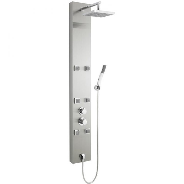 Colonne De Douche Thermostatique Hydromassante – Sp1015Ss-Hr destiné Colonne De Douche Digitale