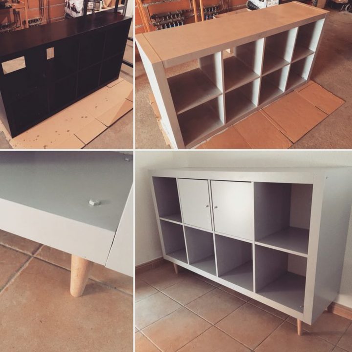 Customiser Un Meuble Ikea Kallax Ou Expedit Création By avec Repeindre Un Meuble Ikea