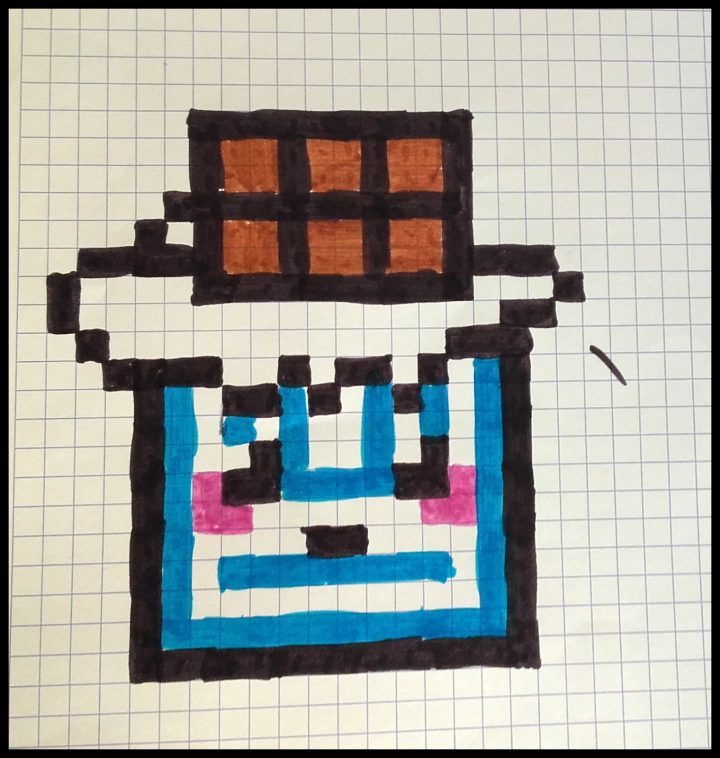 Dessin Pixel Art Nourriture encequiconcerne Pilier Béton 15X15 Castorama