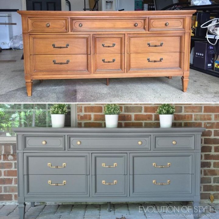 #Diyfurnitureupcycle | Avant /Après En 2019 | Idées De tout Meuble Repeint Avant Après