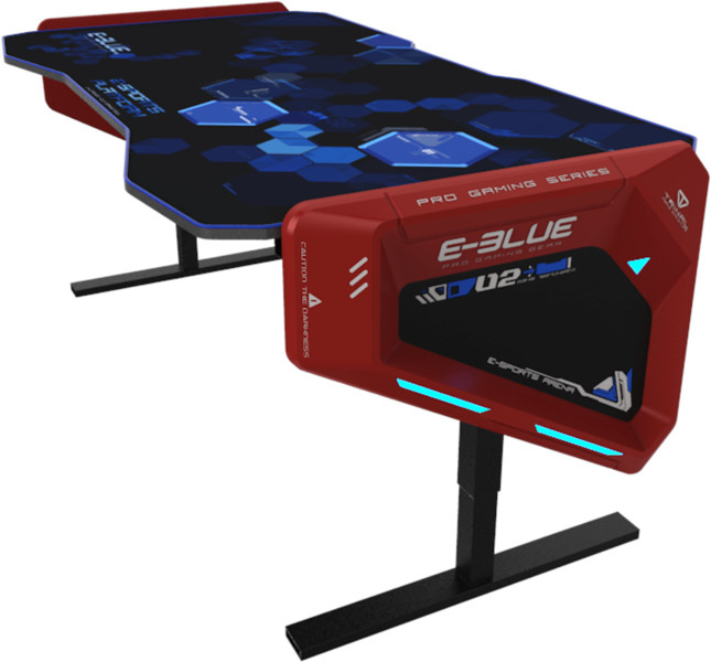 E-Blue Egt003Bk | Bureau Gamer Egt003Bk Avec Panneau Rétro encequiconcerne Bureau Gamer Rgb