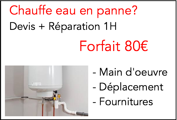 Entretien &amp; Réparation De Chauffe Eau Paris 1 Pour 39 Euros serapportantà Fuite Chauffe Eau Par Le Haut