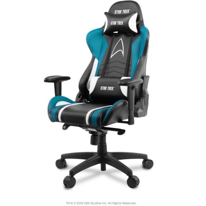 Fauteuil Gaming Arozzi Star Trek Edition Bleu | Fauteuilgamer dedans Arozzi Star Trek