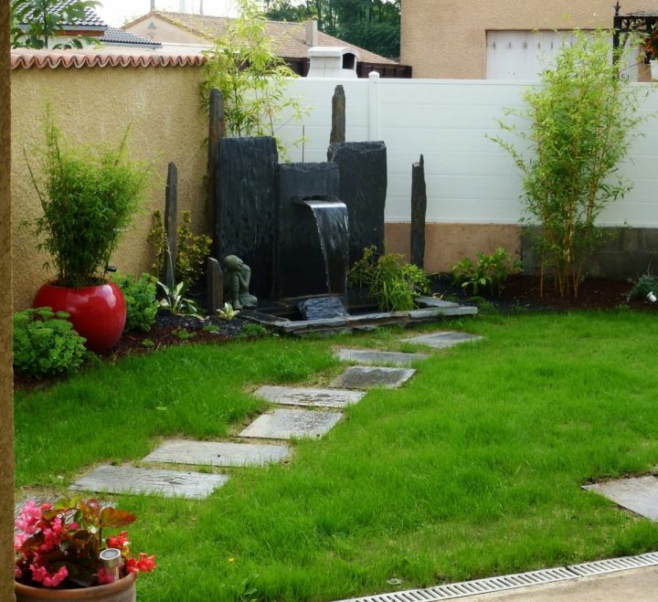 Fontaine Japonaise Zen. Petit Jardin Zen Avec Fontaine avec Jardin Zen Miniature Avec Fontaine