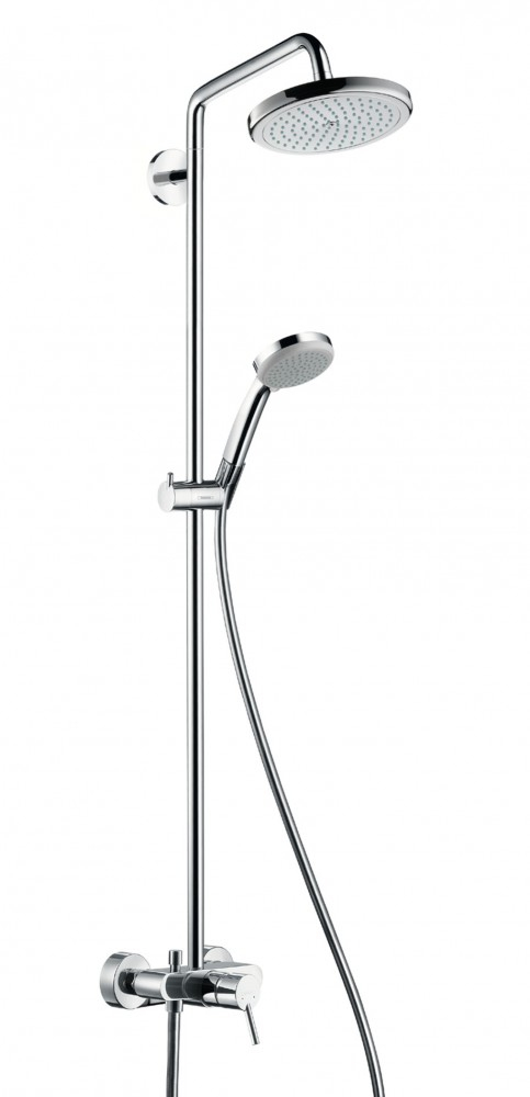 Hansgrohe Colonne De Douche Showerpipe Croma 220 Avec concernant Colonne De Douche Goodhome