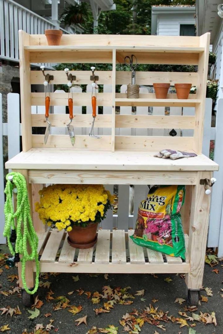 Idée De Rangement Diy Pour Outils De Jardin Et Meuble En destiné Outils Pour Deplacer Meubles