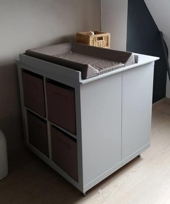 [Inspiration] #1 Ikea Hack : La Gamme Kallax | Meuble A avec Meuble À Langer Ikea