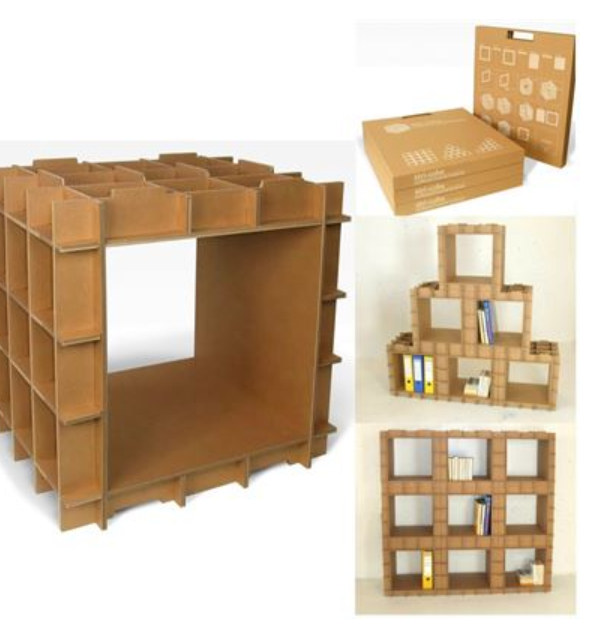 Kit Module En Carton À Construire Module De Rangement En intérieur Meuble En Carton Facile