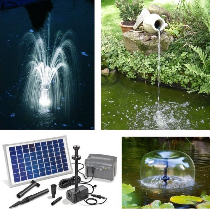 Kit Pompe Solaire Bassin Napoli Led Sur Solairepratique tout Pompe De Bassin Solaire