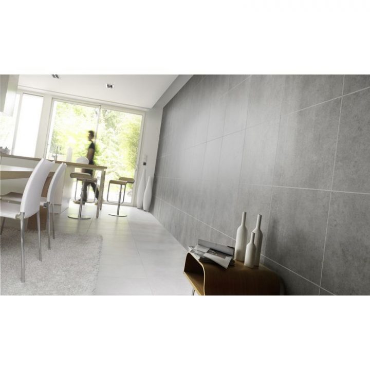 Lambris Pvc Element Premium Gris – Salle De Bains concernant Lambris Pvc Salle De Bain Bricoman