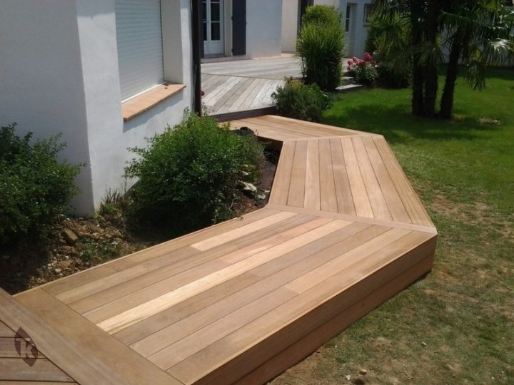 Lames De Terrasse En Bois Exotique Bangkiraï 25 X 145 Mm concernant Lame De Terrasse