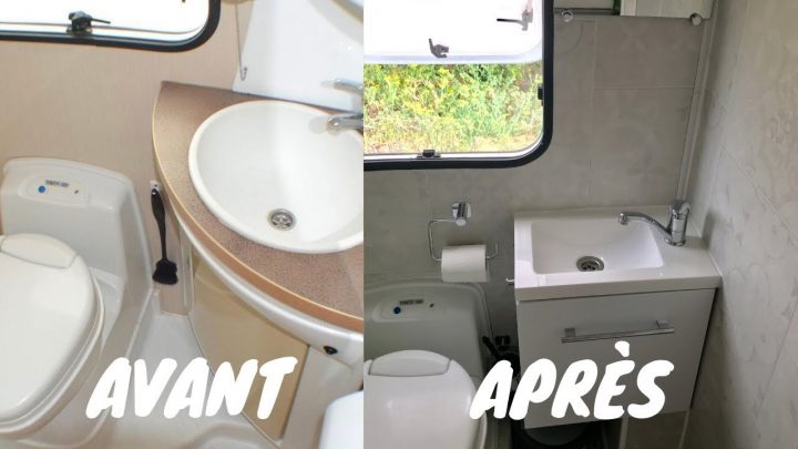 meuble salle de bain camping car