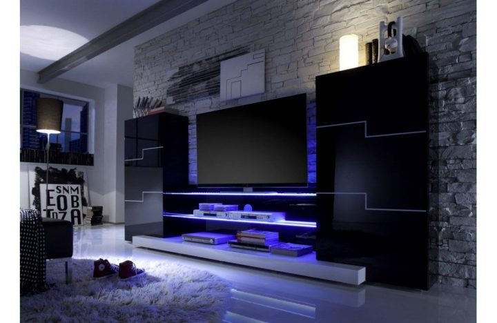 Meuble Tv Design – Recherche Google | Sala, Murales tout Meuble Designe