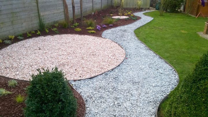 Paillage Ardoise Pas Cher Nouveau 91 Best Parterre Avec destiné Bordure De Jardin Pas Cher