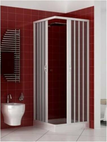 Paroi Cabine De Douche Pliante En Pvc 70X70 80X80 tout Porte De Douche Accordéon Pvc