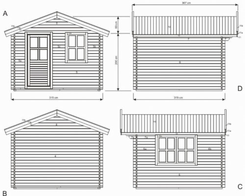 Plan D'Abri De Jardin intérieur Plan Abri De Jardin Pdf