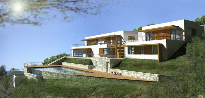 Plan Maison Contemporaine Sur Terrain En Pente – Ventana Blog avec Maison En Pente Douce