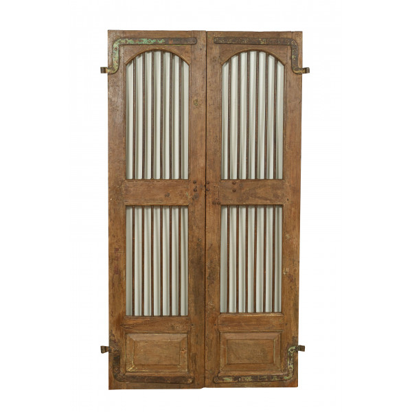 Porte Antique Avec Caillebotis En Bois De Teck Finement encequiconcerne Caillebotis Bois Teck