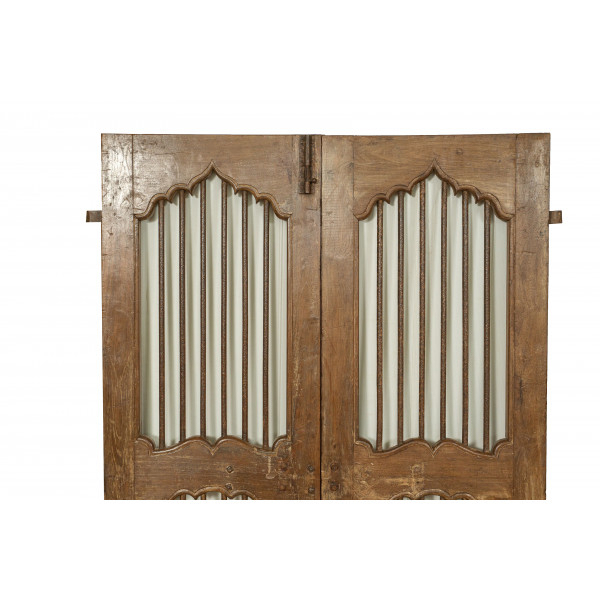 Porte Antique Avec Caillebotis En Bois De Teck Finement tout Caillebotis Bois Teck