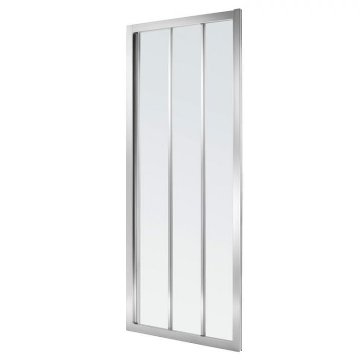 Porte D'Entrée*** Pvc Marennes Avec Barillet H.215 X L.80 tout Porte De Douche Accordéon Pvc