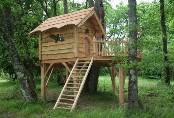 Si J’avais Un Jardin | La Cigogne Est En Route intérieur Cabanne Pour Enfant