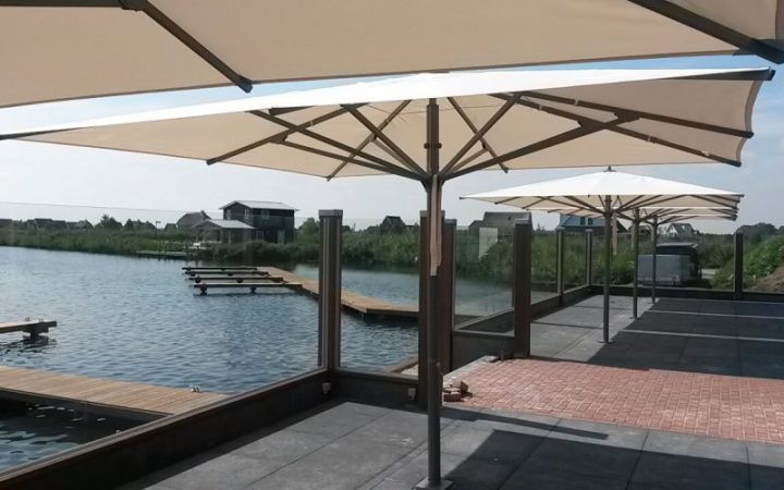 Solero® Basto Pro | Commercial Parasol | 4X4 Or 5X5 Meter destiné Solero Palestro Pro