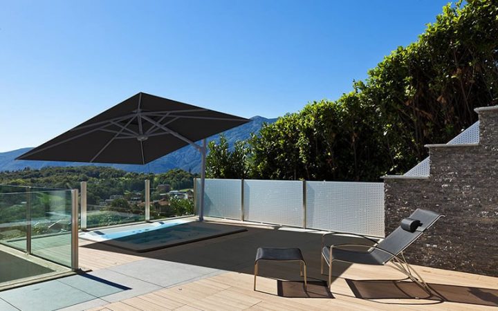 Solero® Fratello Pro | Tilting Cantilever Parasol | 300X300 Cm concernant Solero Palestro Pro