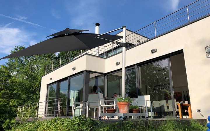 Solero® Fratello Pro | Tilting Cantilever Parasol | 300X300 Cm tout Solero Palestro Pro