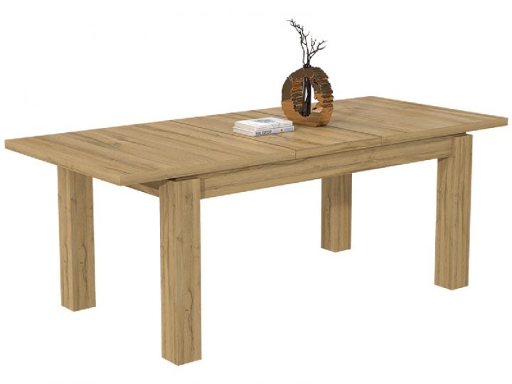 Table, Extensible New Portland 160-206.5X90X76Cm – Vente encequiconcerne Table Atlanta Conforama 160