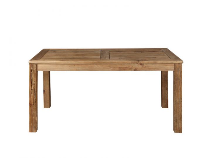 Table Repas En Pin Recyclé 160 Cm Nebraska – Vente De serapportantà Table Atlanta Conforama 160