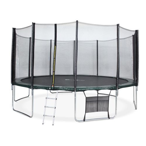 Trampoline Ø 490 Cm, Veiligheidsnet, Ladder, Dekzeil à Trampoline 490Cm