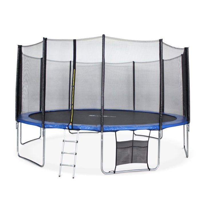 Trampoline Ø 490 Cm, Veiligheidsnet, Ladder, Dekzeil destiné Trampoline 490Cm