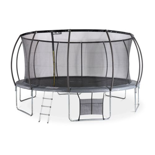 Trampoline Rond Ø 490Cm Gris Avec Accessoires – Jupiter à Trampoline 490Cm