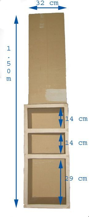 Tuto Meuble Escalier | Meuble En Carton, Mobilier De Salon intérieur Meuble En Carton Facile