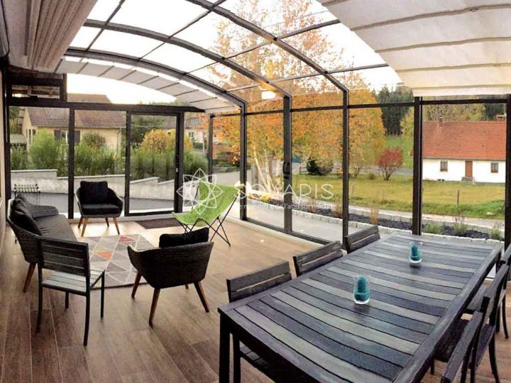 Véranda Rétractable Moody – Abris Solaris, Abris De Terrasses serapportantà Veranda Retractable