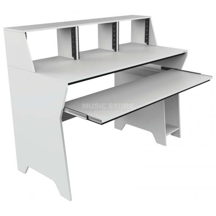 Zomo Studio Desk Milano Weiss – Music Store Professional tout Meuble Home Studio