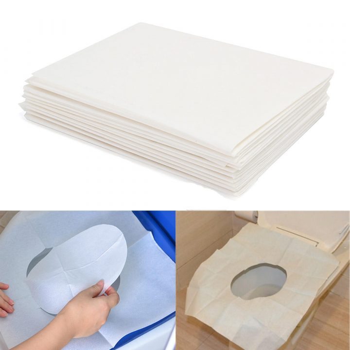 10Pcs Siège De Toilette Couvre Papier Hygiénique Jetable pour Toilette Hygienique