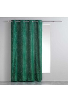 140 X 260 Cm 100% Polyester Rideau A Oeillets Vert – Tati.fr intérieur Rideau Tati