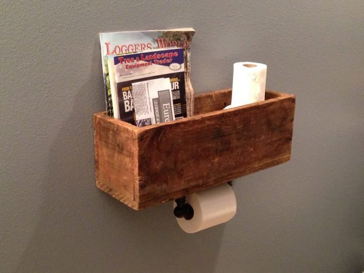 15 Brilliant Bathroom Magazine Racks Ideas | Distributeur intérieur Distributeur De Papier Toilette Original