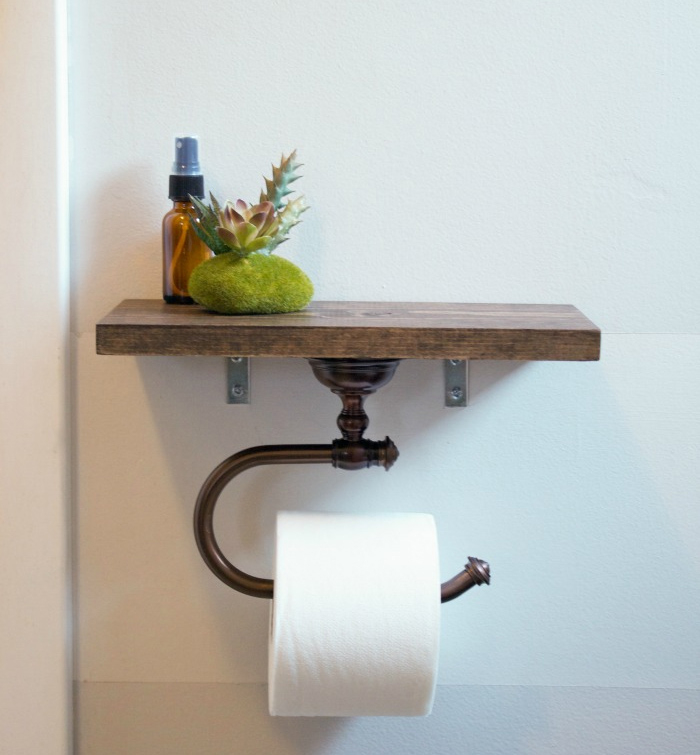 15 Diy Toilet Paper Holder Ideas intérieur Dévidoir Papier Toilette