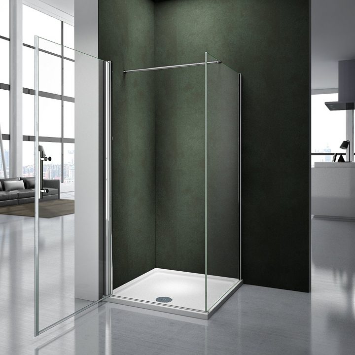 185Cm Porte Pivotante Paroi De Douche Cabine De Douche dedans Profilé Porte De Douche