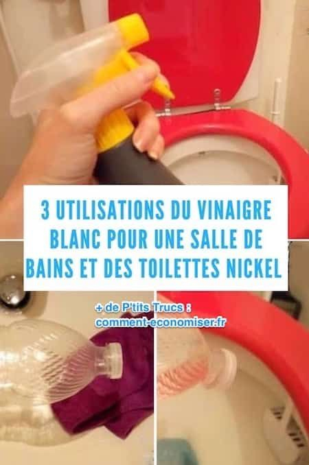 3 Utilisations Du Vinaigre Blanc Pour Des Toilettes Et Une concernant Vinaigre De Toilette