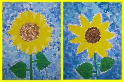 sonnenblumen kunst grundschule